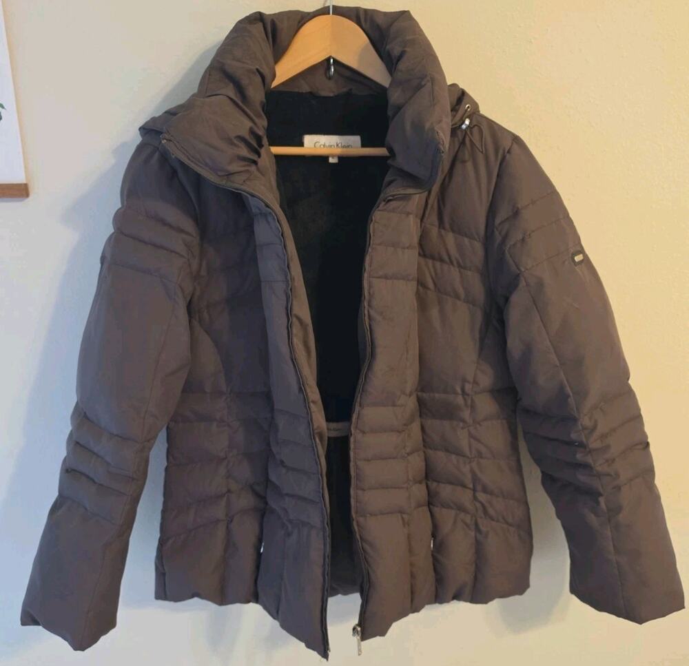 Calvin Klein Women's Brown Winter Coat Jacket Size XL
